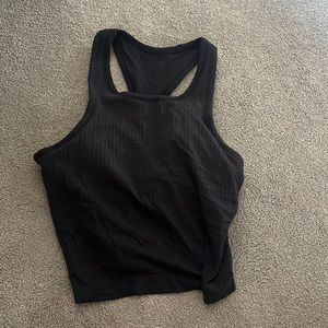 Ebb to Street Cropped Racerback Tank Top size 2